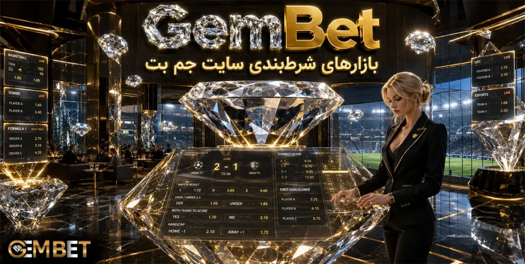 بازارهای شرط‌بندی سایت جم بت